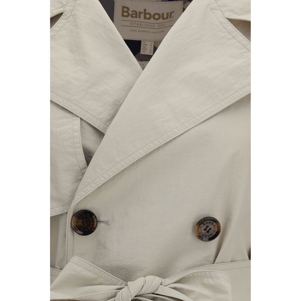 Barbour Beige Polyamid-Trenchcoat