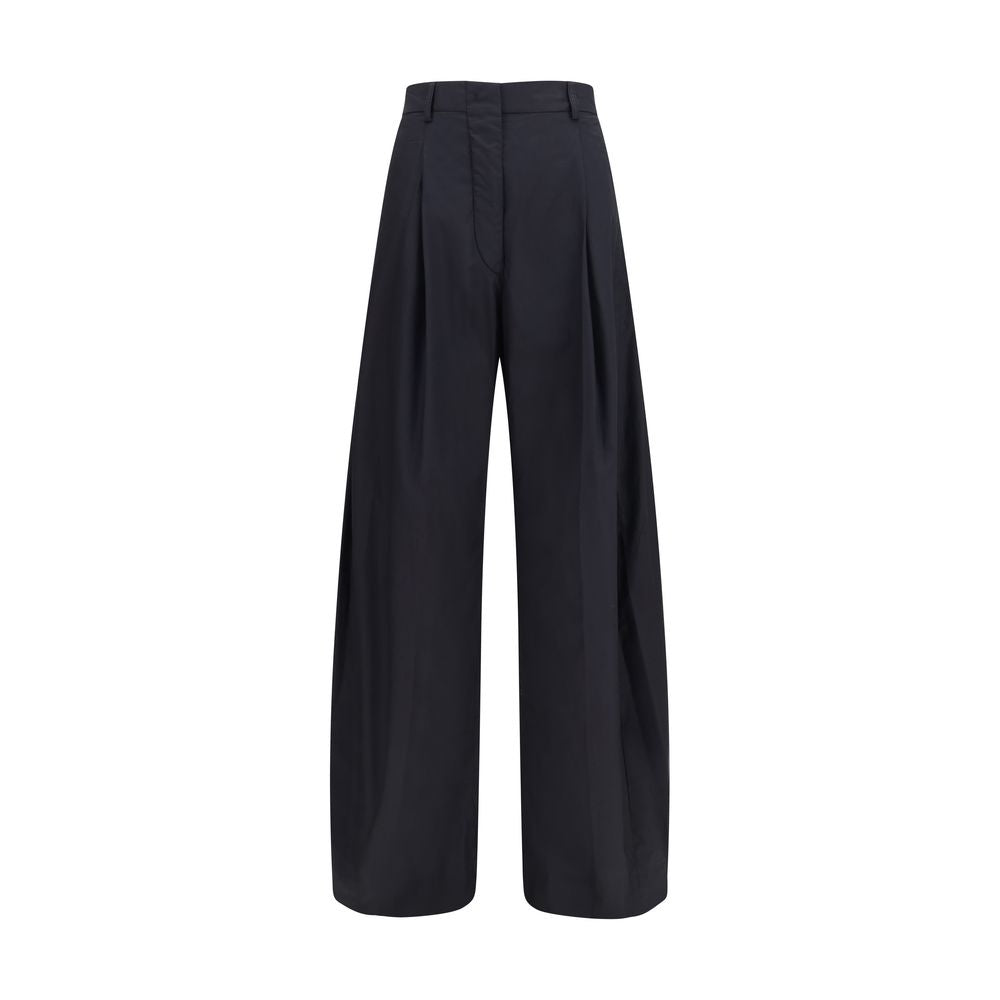 The Latest Schwarze Baumwollhose im Casual-Look