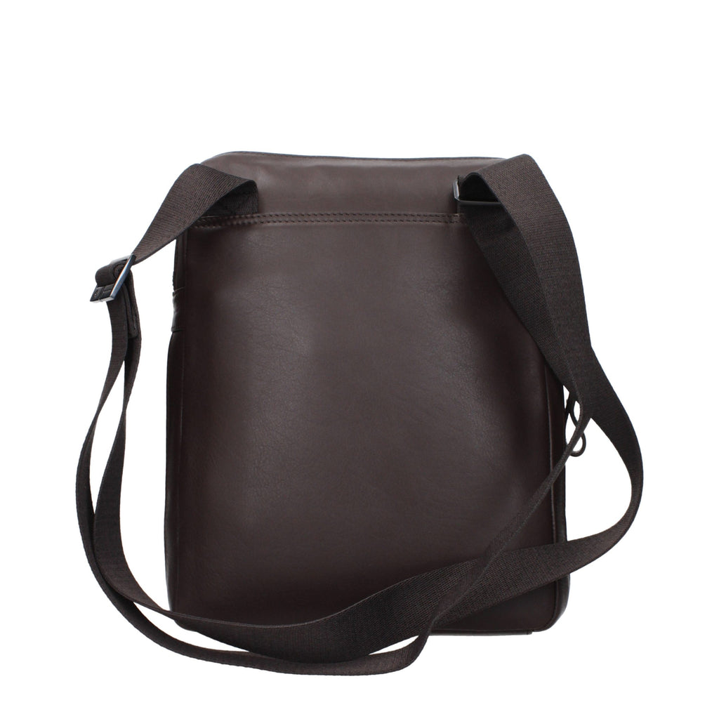 Piquadro Braune Leder Umhängetasche