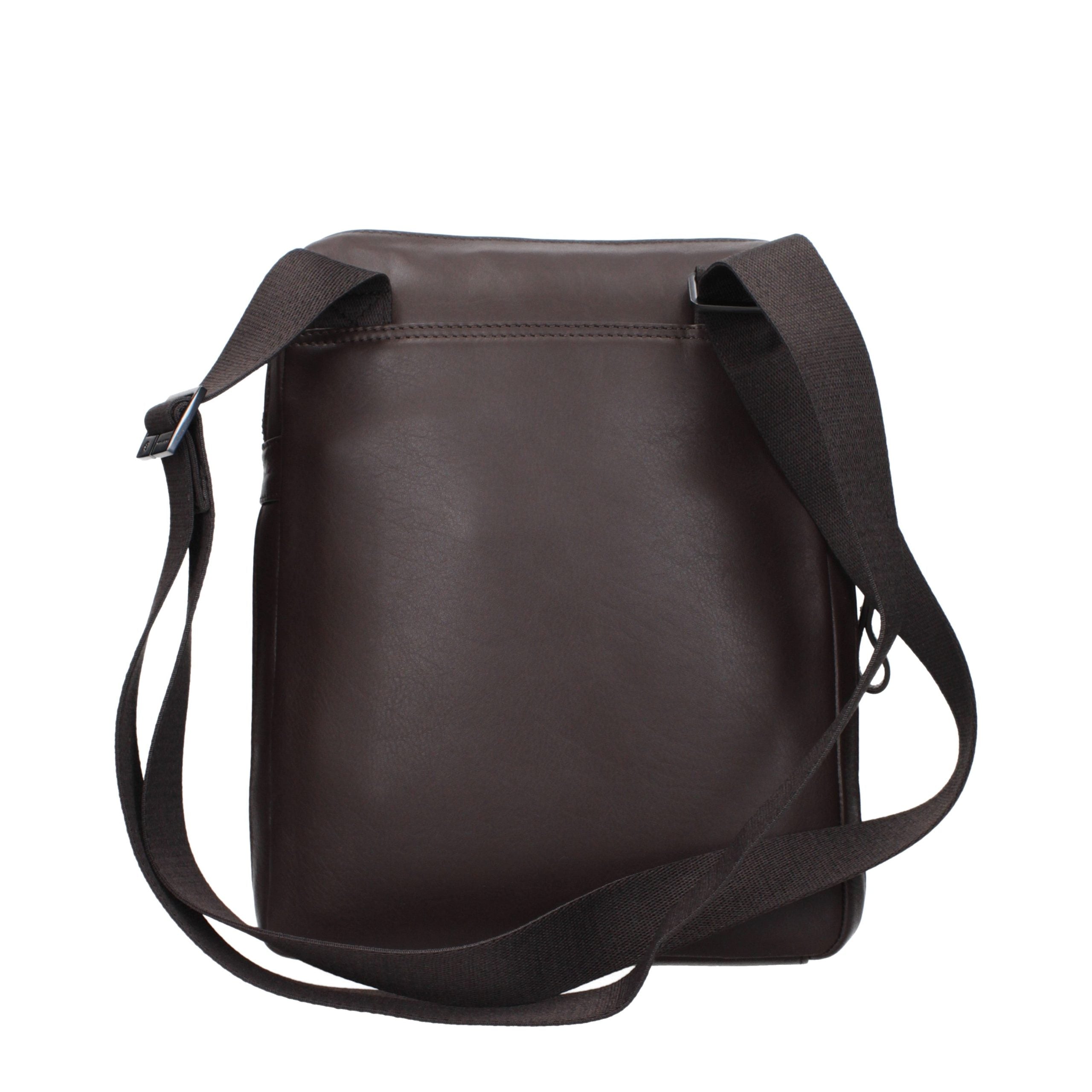 Piquadro Braune Leder Umhängetasche