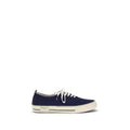 Barbour Blaue Low-Top-Sneaker aus Baumwolle