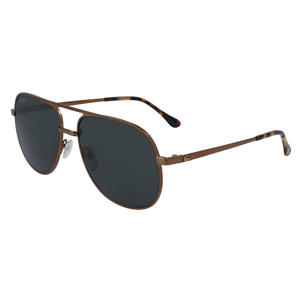 Lacoste Braune Sonnenbrille aus Metall