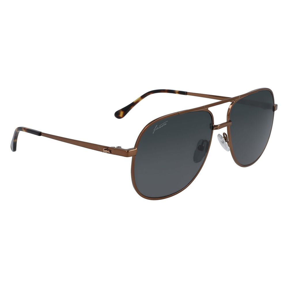 Lacoste Braune Sonnenbrille aus Metall
