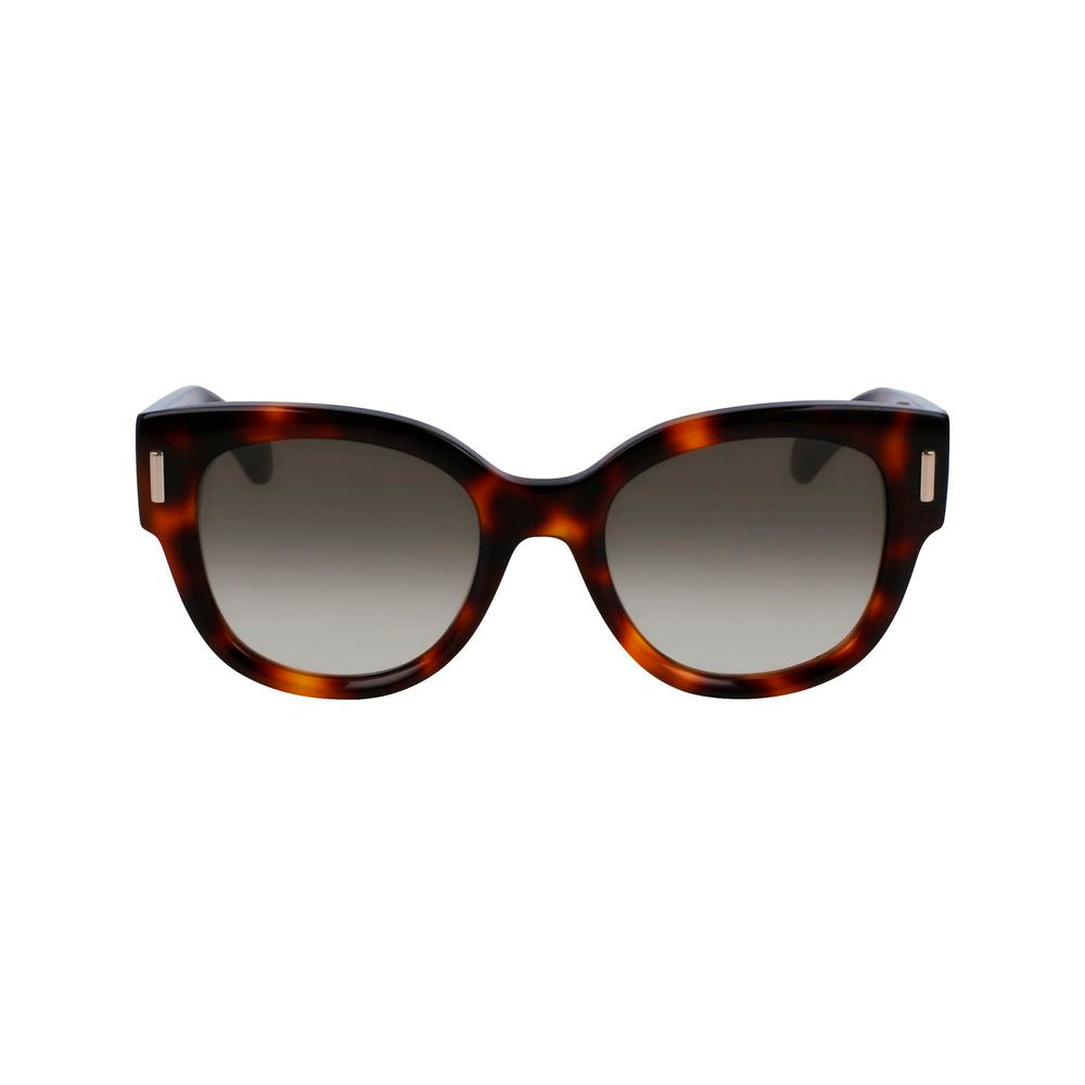 Ferragamo Braune Sonnenbrille aus Acetat