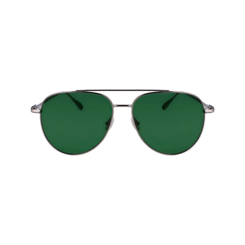 Ferragamo Grey Metal Sunglasses