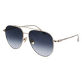 Ferragamo gold metal sunglasses