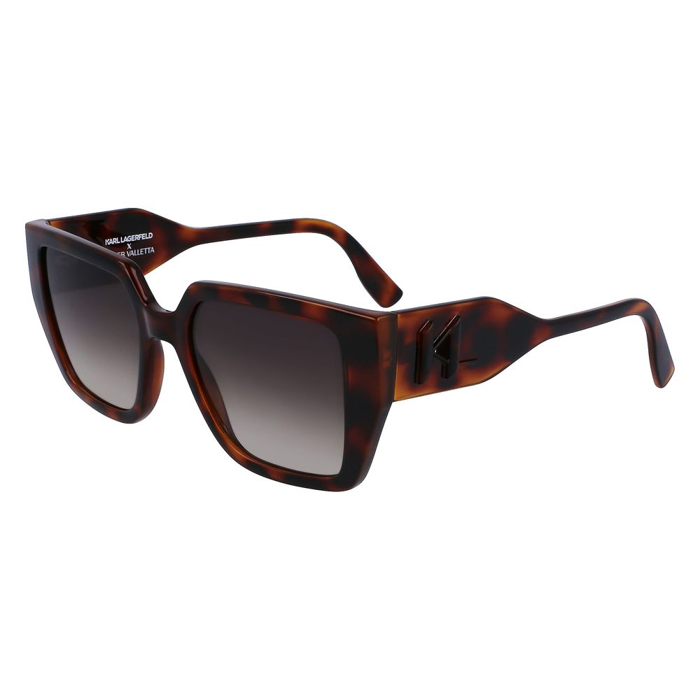 Karl Lagerfeld Brown Injection-Molded Sunglasses