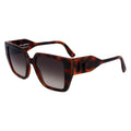 Karl Lagerfeld Brown Injection-Molded Sunglasses