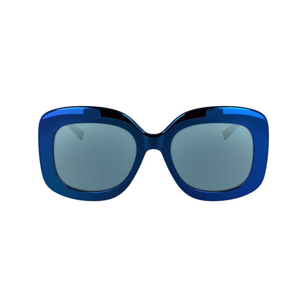 Karl Lagerfeld Sonnenbrille mit blauen Einsätzen