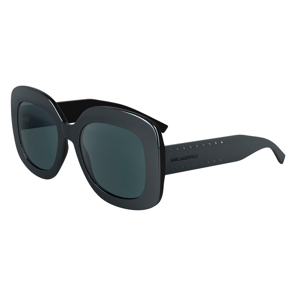Karl Lagerfeld Graue Sonnenbrille mit Einspritzung