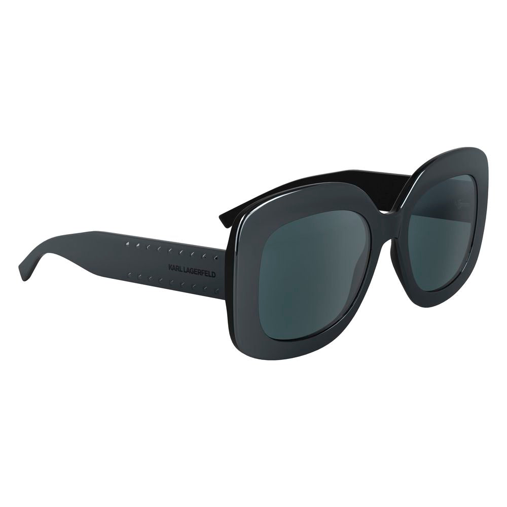 Karl Lagerfeld Graue Sonnenbrille mit Einspritzung