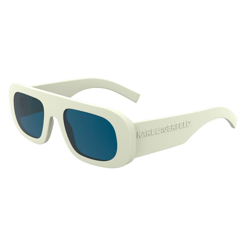 Karl Lagerfeld Weiße Sonnenbrille aus injected Material