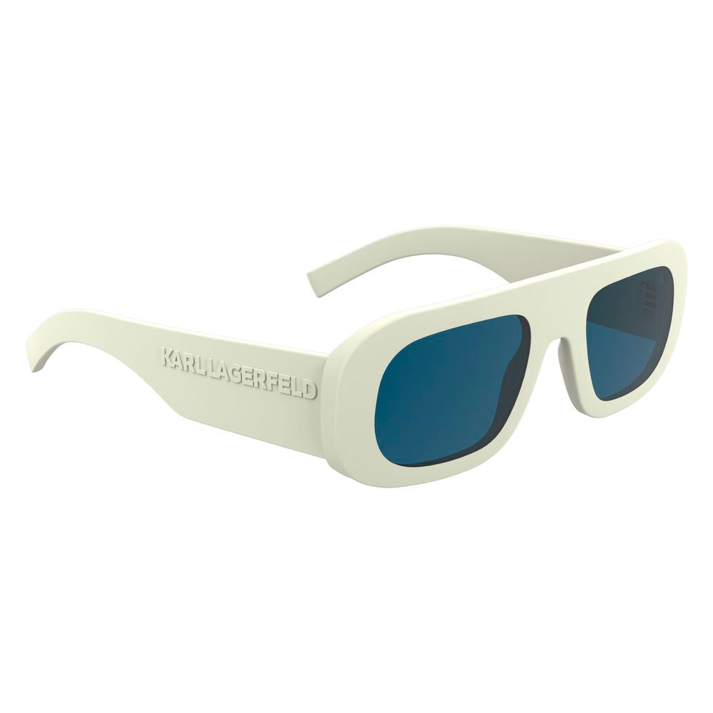 Karl Lagerfeld Weiße Sonnenbrille aus injected Material