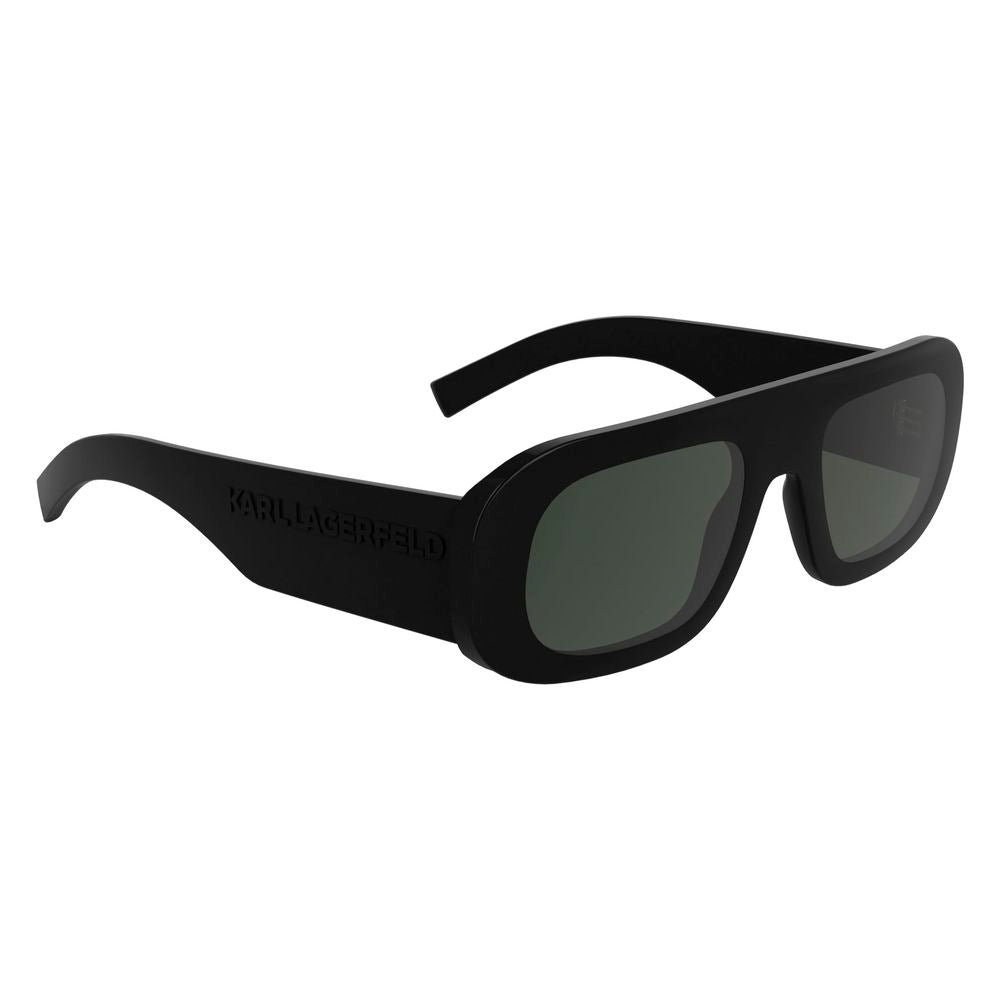 Karl Lagerfeld Schwarze Sonnenbrille aus injected Material