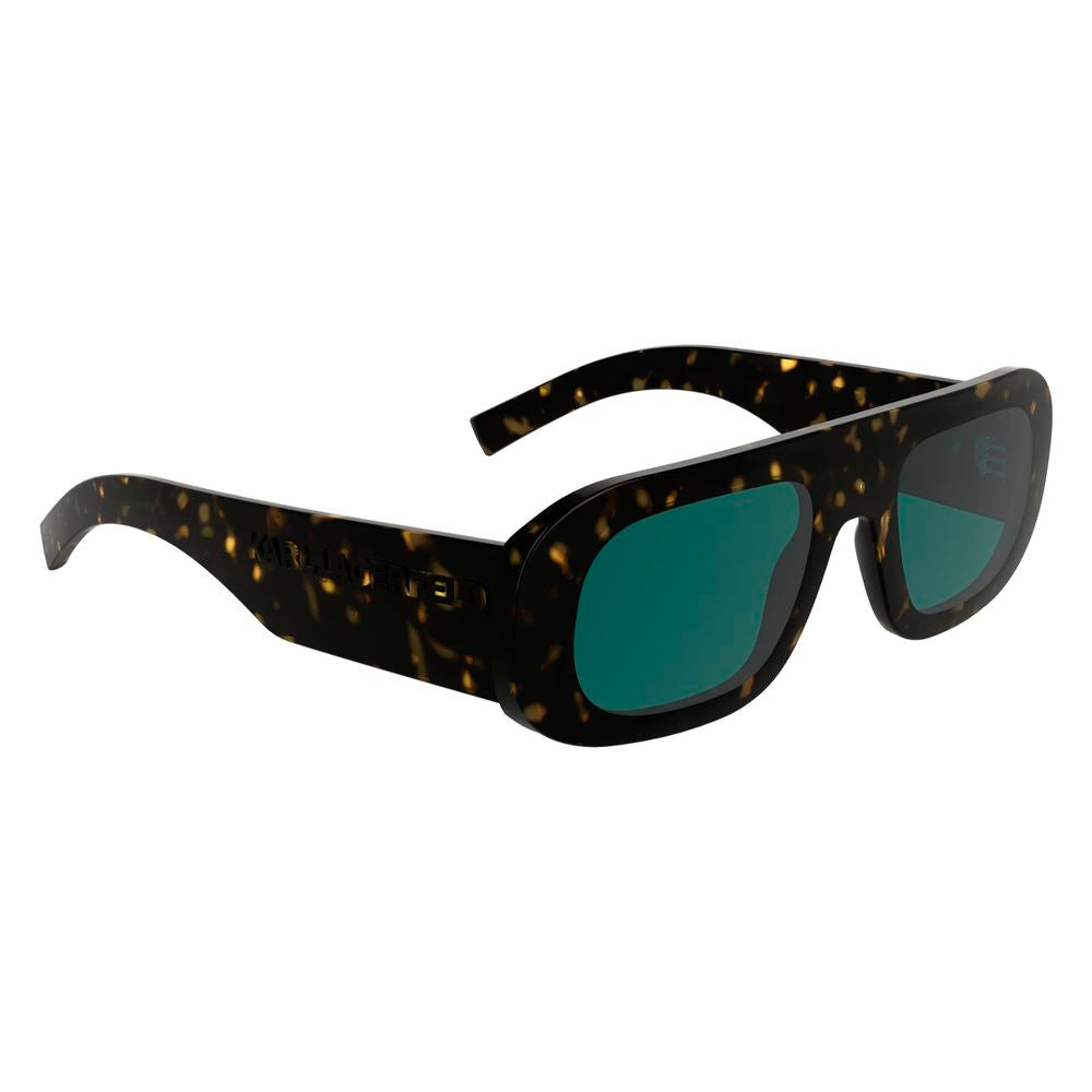 Karl Lagerfeld Braune Sonnenbrille aus Spritzguss