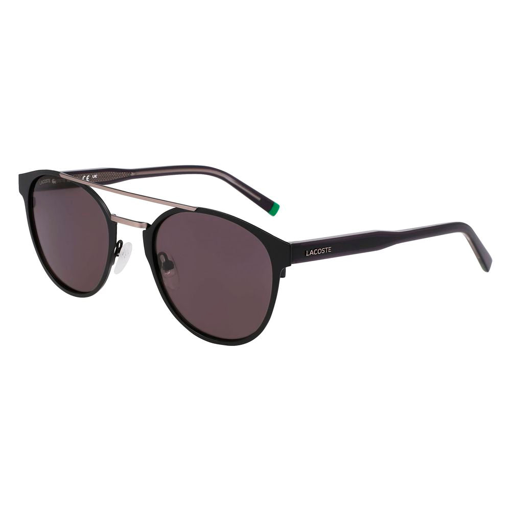 Lacoste Schwarze Sonnenbrille aus Metall