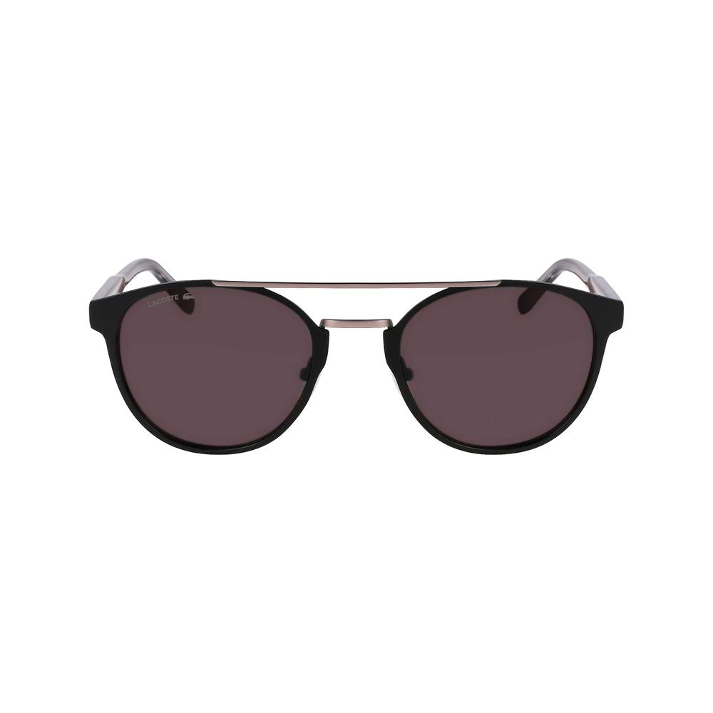 Lacoste Schwarze Sonnenbrille aus Metall