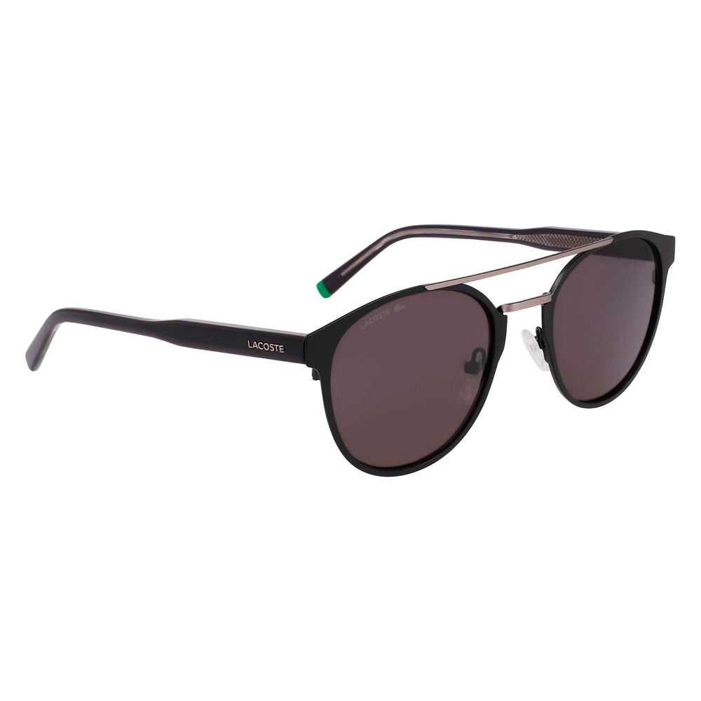 Lacoste Schwarze Sonnenbrille aus Metall