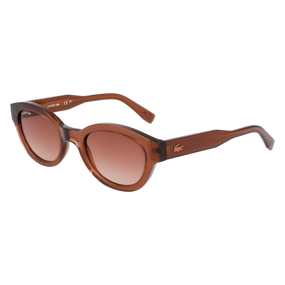 Lacoste Braune Spritzguss-Sonnenbrille