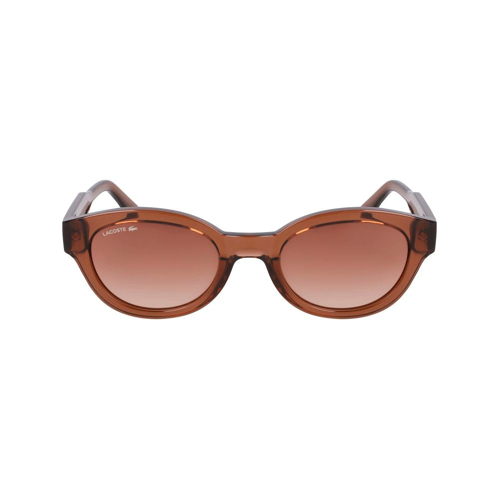Lacoste Braune Spritzguss-Sonnenbrille