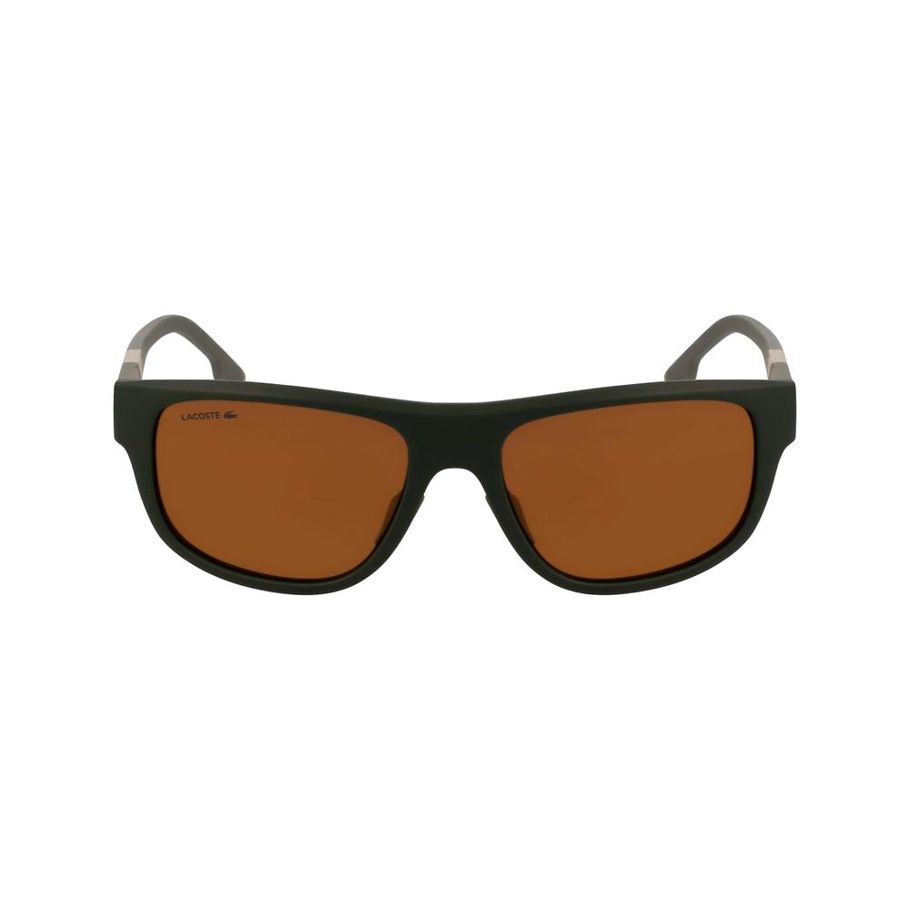 Lacoste Braune Spritzguss-Sonnenbrille
