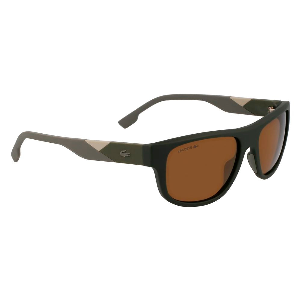 Lacoste Braune Spritzguss-Sonnenbrille