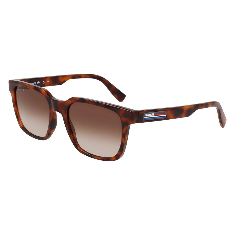 Lacoste Braune Spritzguss-Sonnenbrille