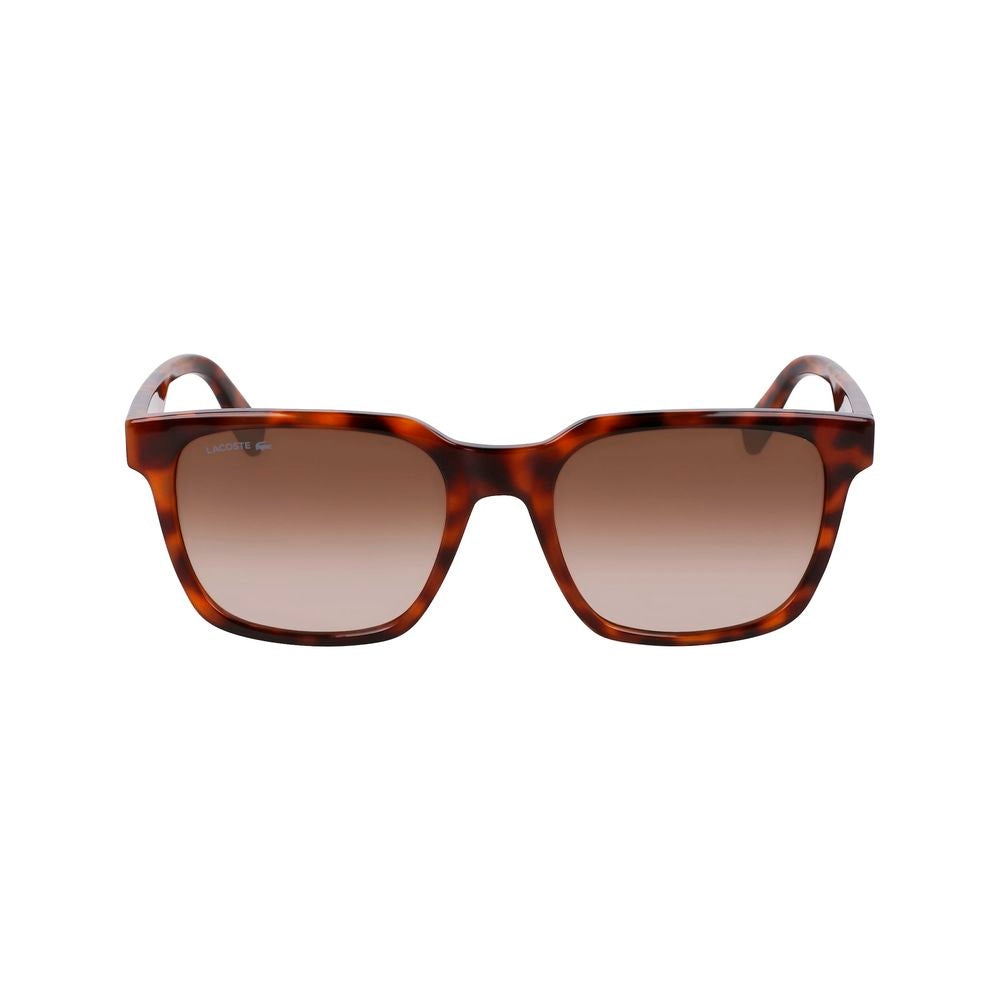 Lacoste Braune Spritzguss-Sonnenbrille