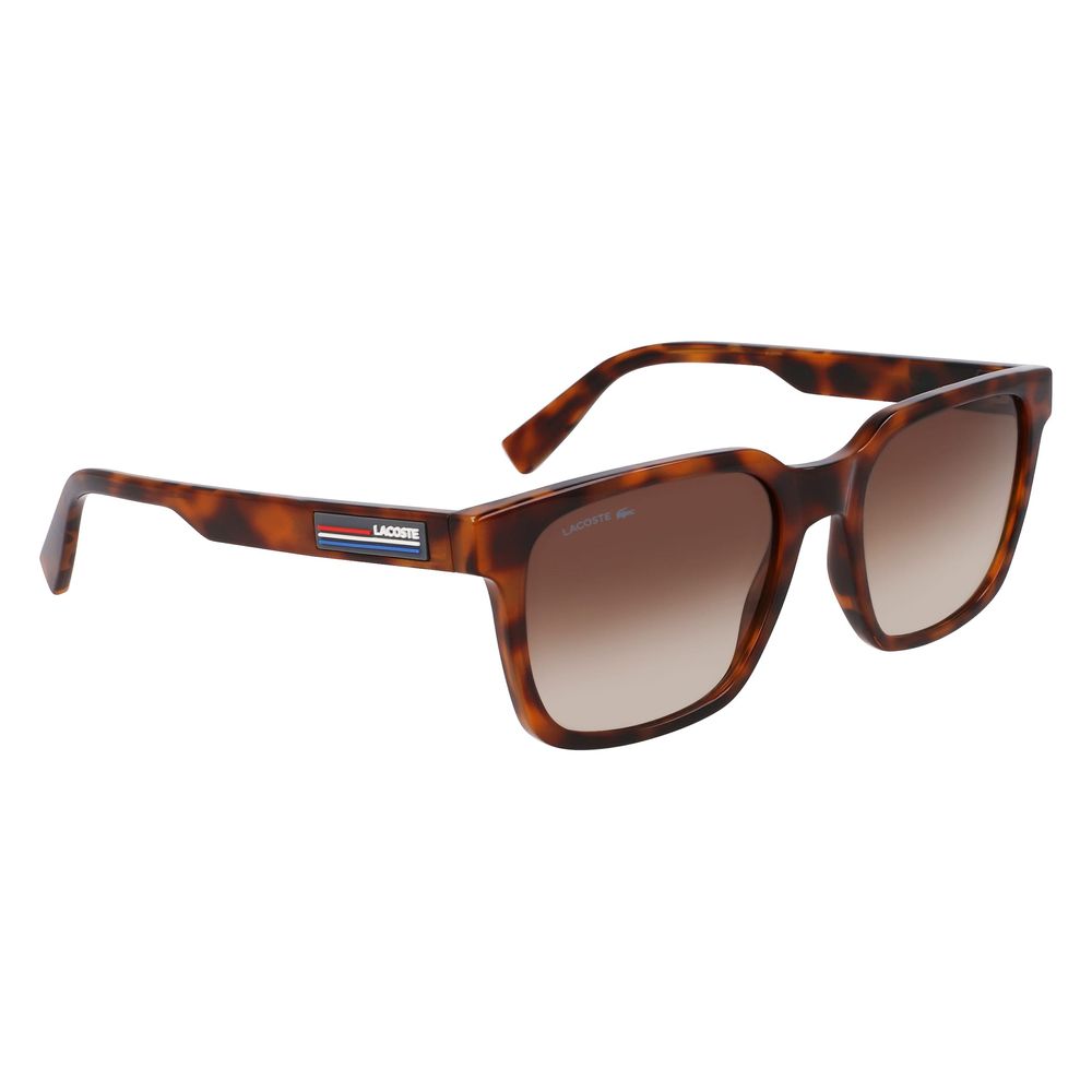 Lacoste Braune Spritzguss-Sonnenbrille