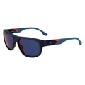 Lacoste Sonnenbrille mit blauen Einsätzen