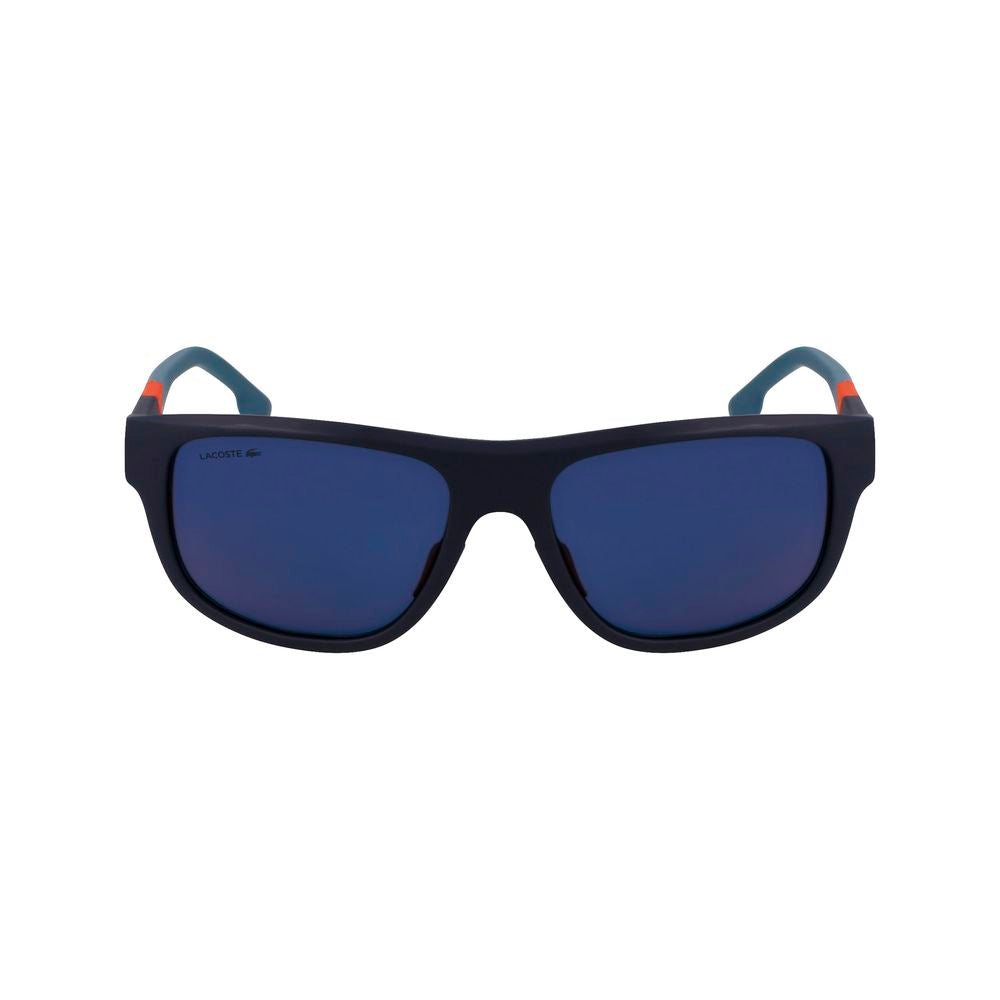 Lacoste Sonnenbrille mit blauen Einsätzen