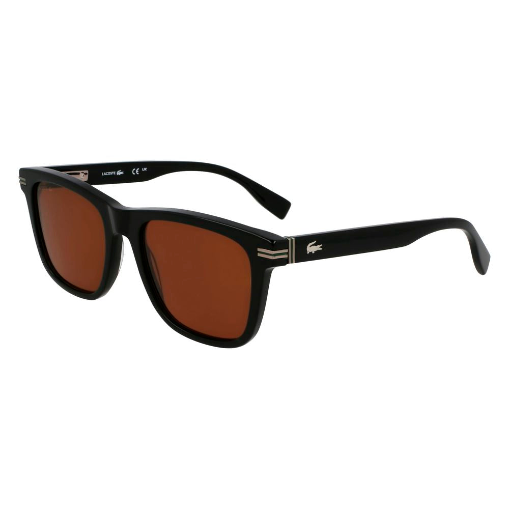 Lacoste Schwarze Sonnenbrille aus Acetat