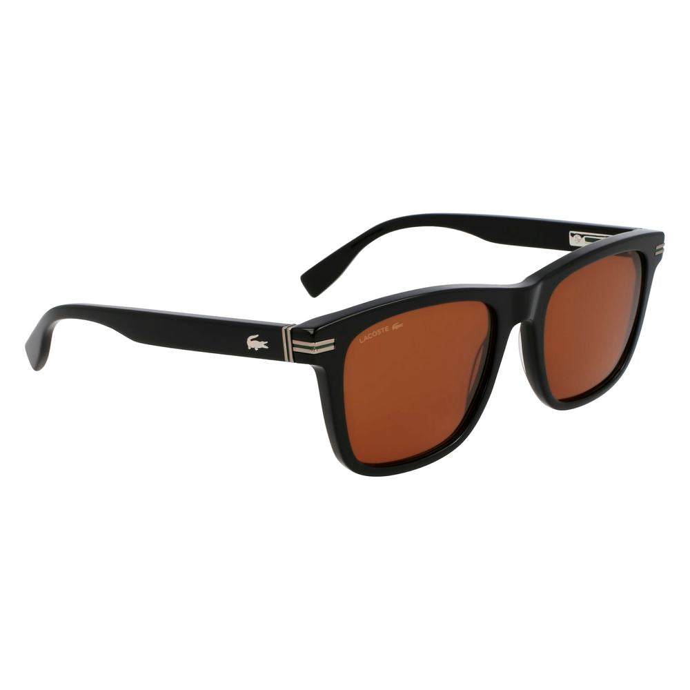 Lacoste Schwarze Sonnenbrille aus Acetat