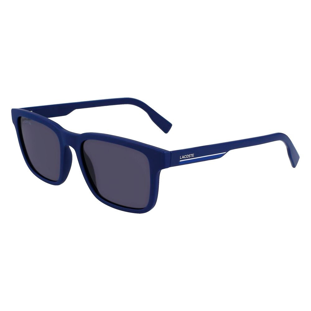 Lacoste Sonnenbrille mit blauen Einsätzen