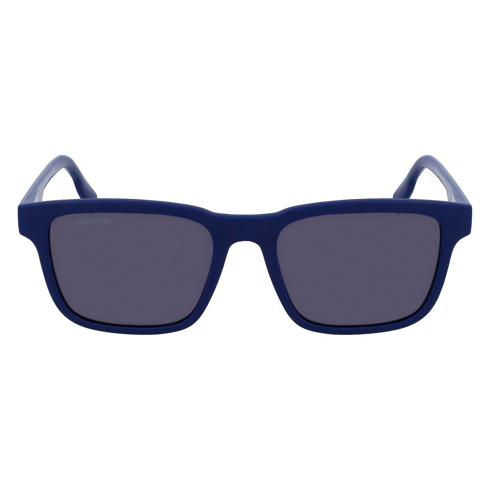 Lacoste Sonnenbrille mit blauen Einsätzen