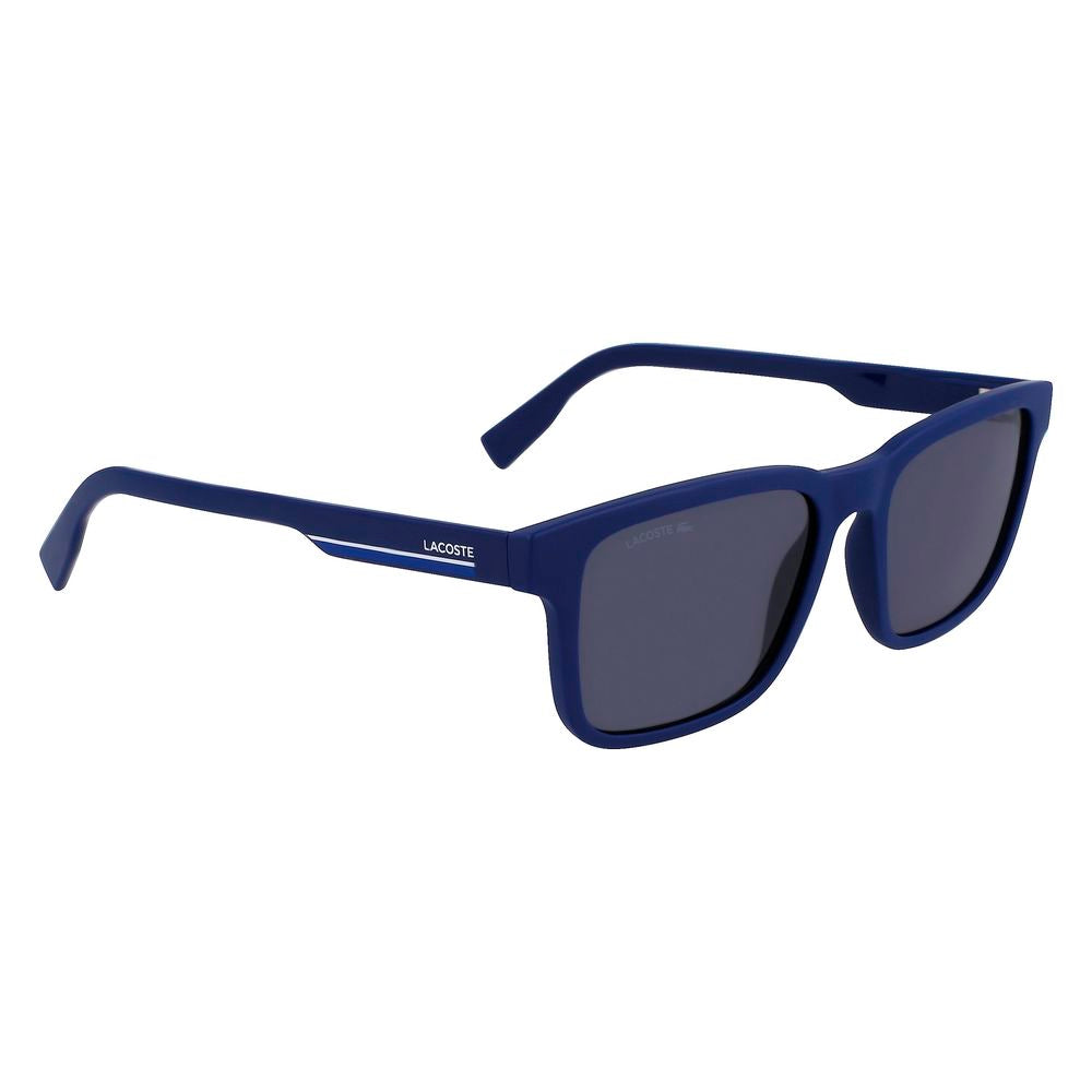 Lacoste Sonnenbrille mit blauen Einsätzen