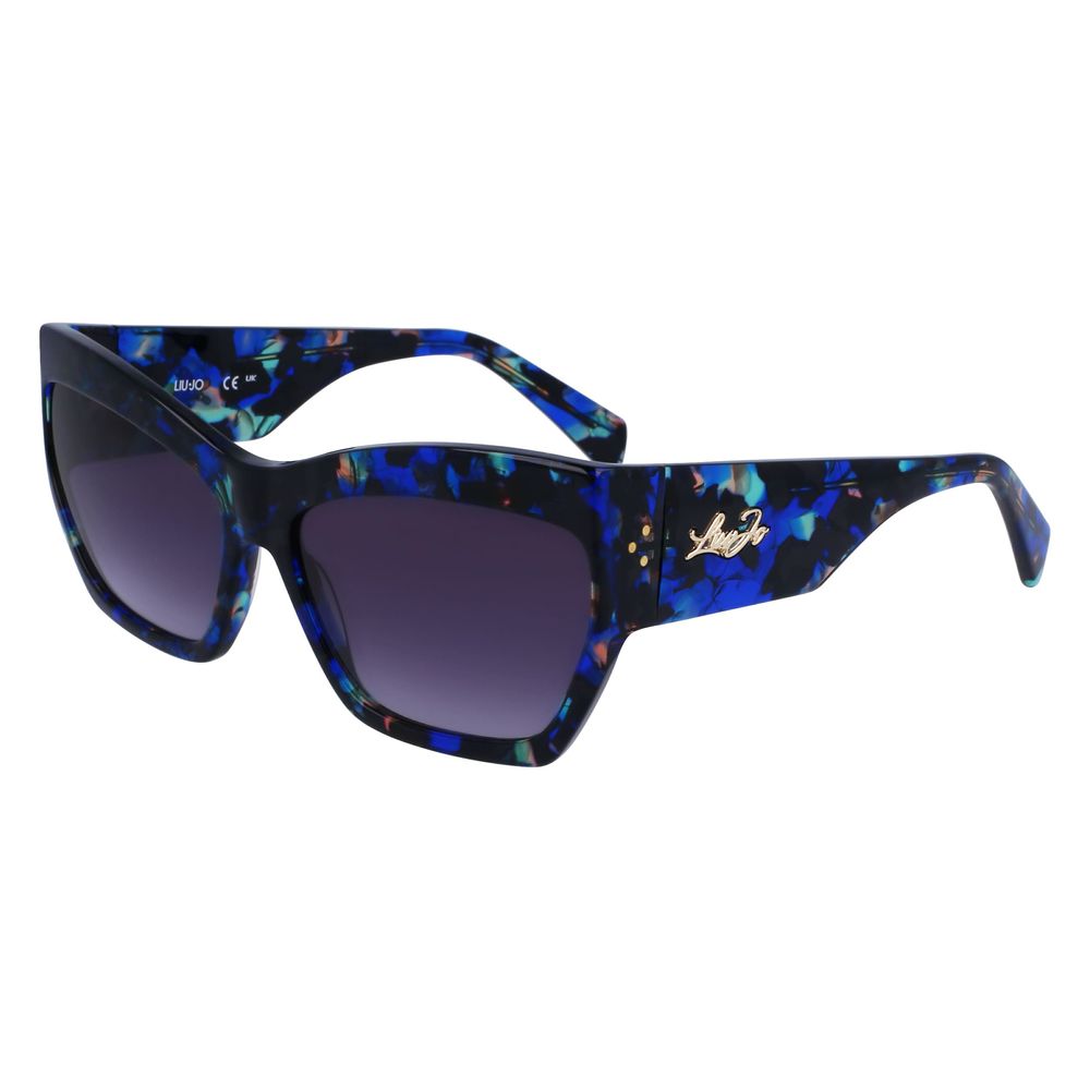 Liu Jo Blaue Sonnenbrille aus Acetat