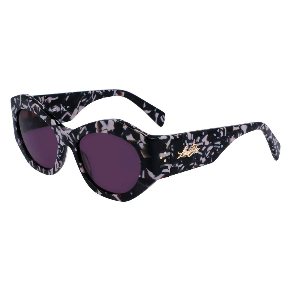 Liu Jo Schwarze Sonnenbrille aus Acetat