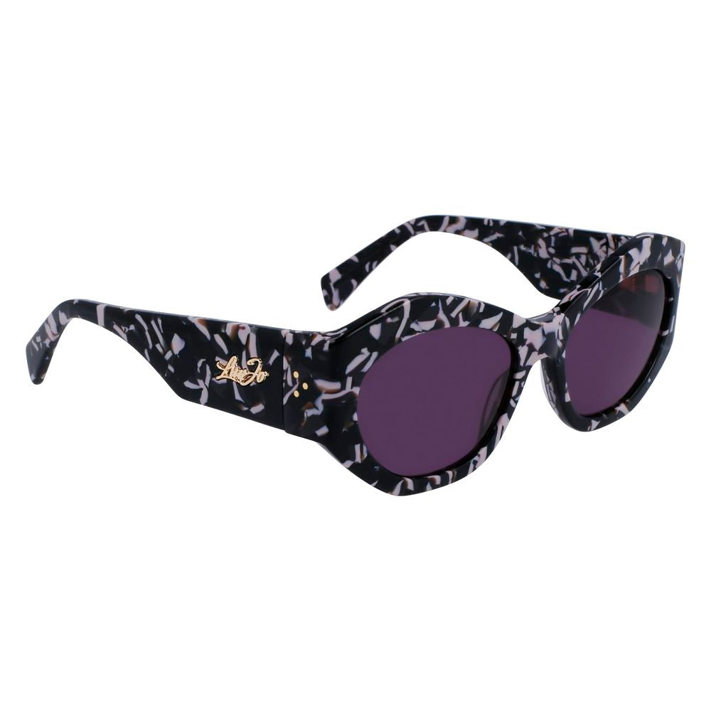 Liu Jo Schwarze Sonnenbrille aus Acetat