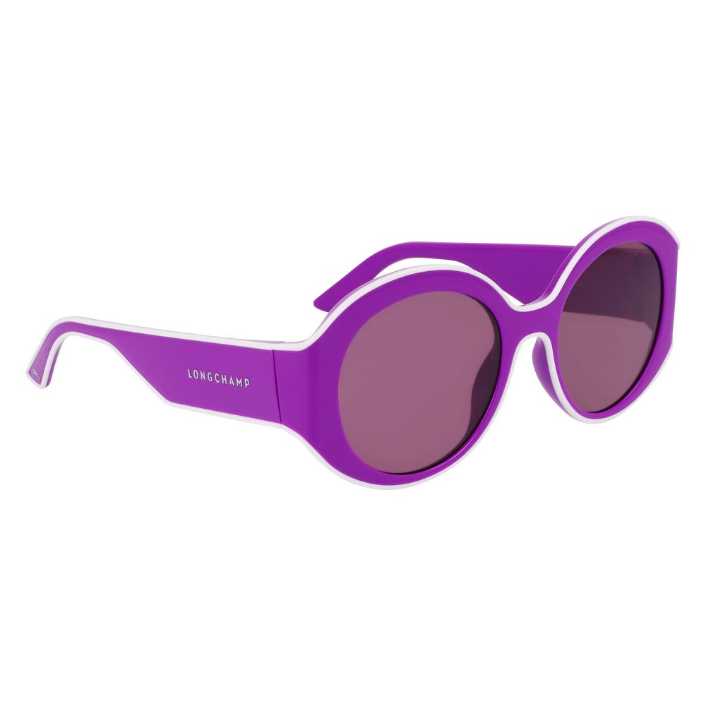 Longchamp Lila Sonnenbrille aus injected Material