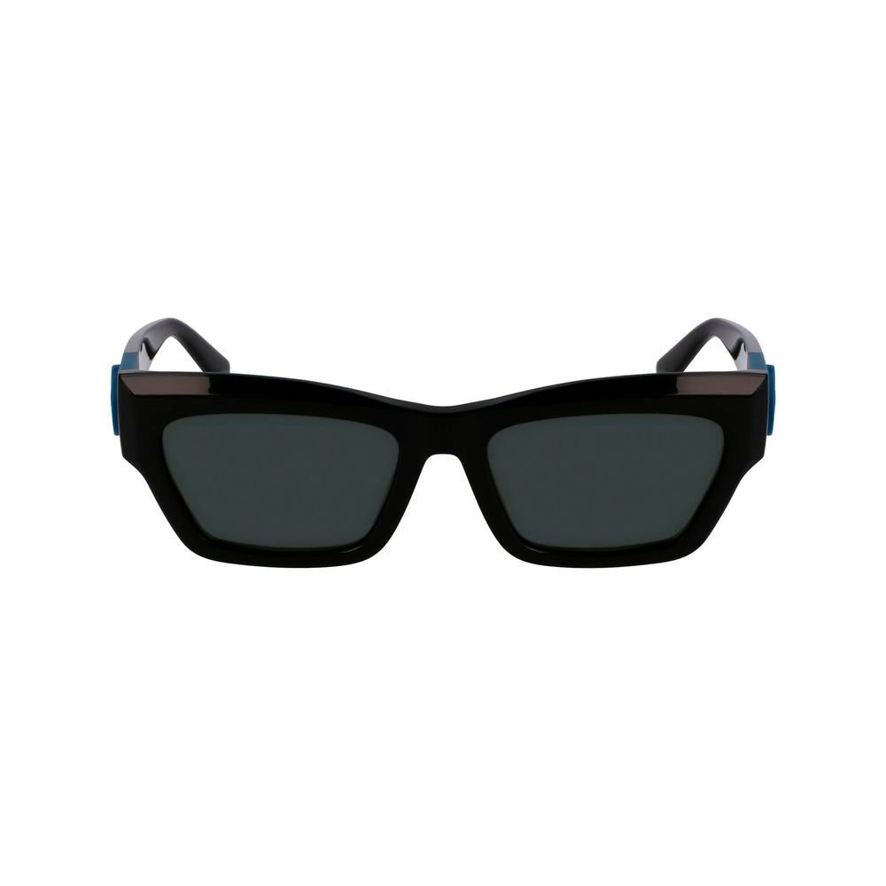 Longchamp Schwarze Sonnenbrille aus Acetat