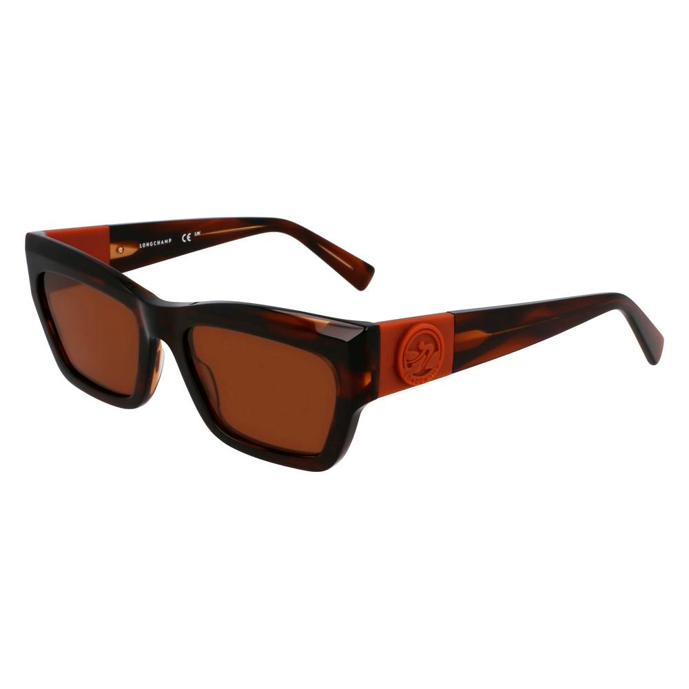 Longchamp Braune Sonnenbrille aus Acetat