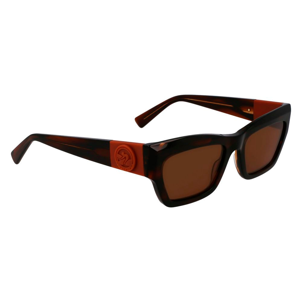 Longchamp Braune Sonnenbrille aus Acetat