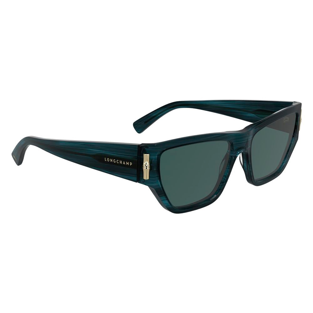 Longchamp Blaue Sonnenbrille aus Acetat