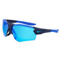 Nike Graue Sonnenbrille mit eingespritztem Rahmen