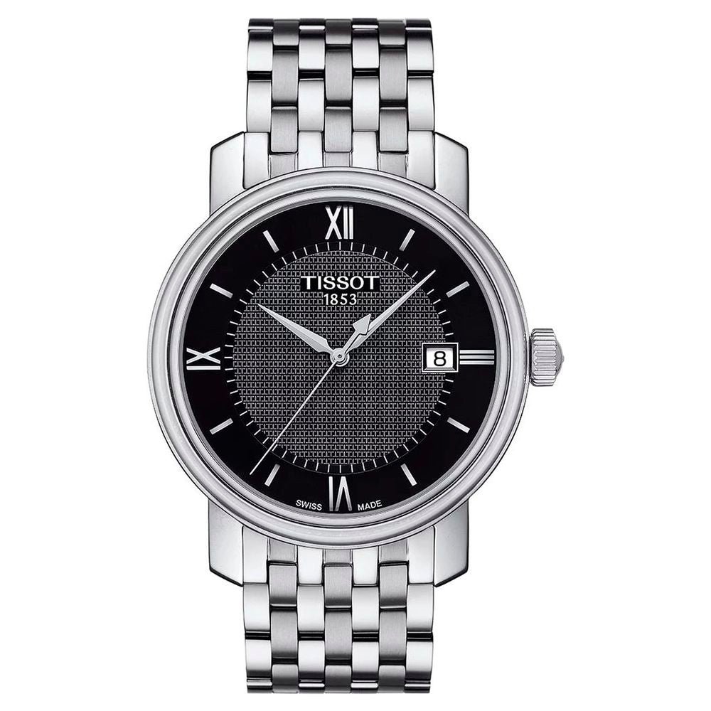 Tissot Graue Edelstahl-Kleideruhr