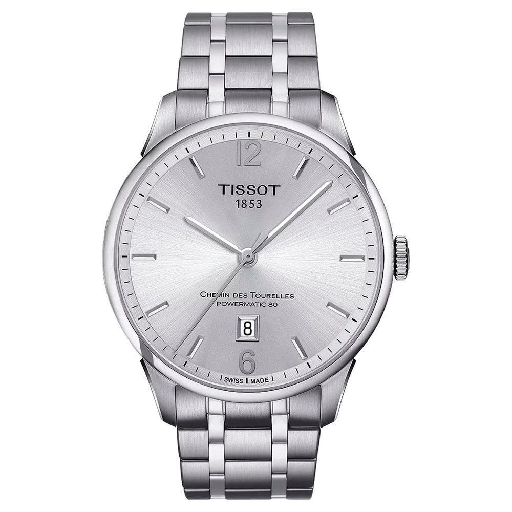 Tissot Graue Edelstahl-Kleideruhr