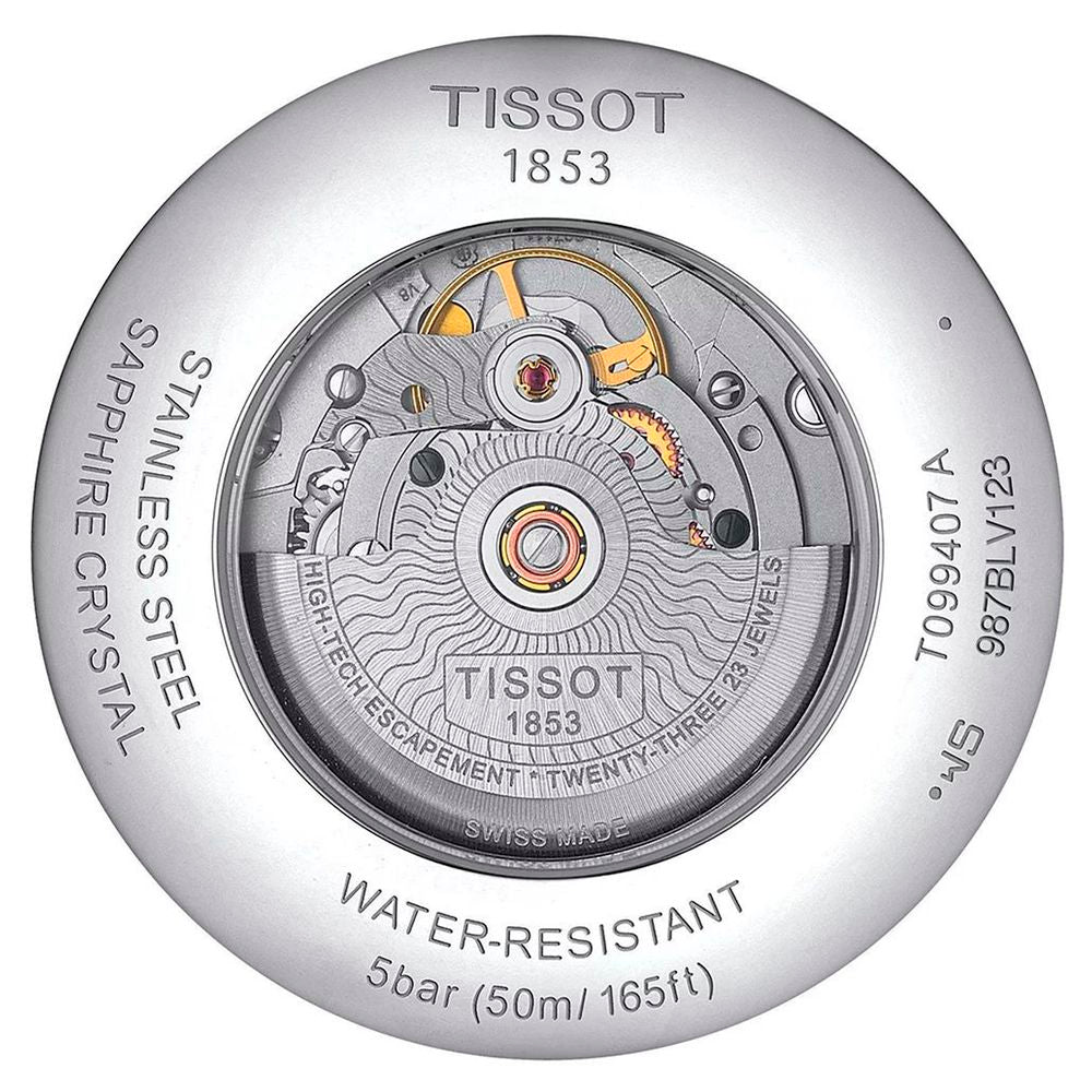 Tissot Graue Edelstahl-Kleideruhr