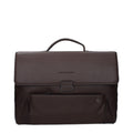 Piquadro Braune Leder Aktentasche für Business und Laptop
