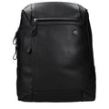 Piquadro Schwarzer Lederrucksack